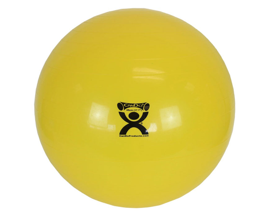 Inflatable Exercise Ball - Standard - 18" [Yellow] - Polybag