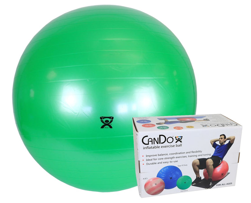 Inflatable Exercise Ball - Standard - 26" [Green] - Retail Box