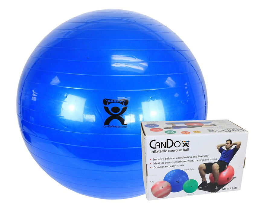 Inflatable Exercise Ball - Standard - 34" [Blue] - Retail Box