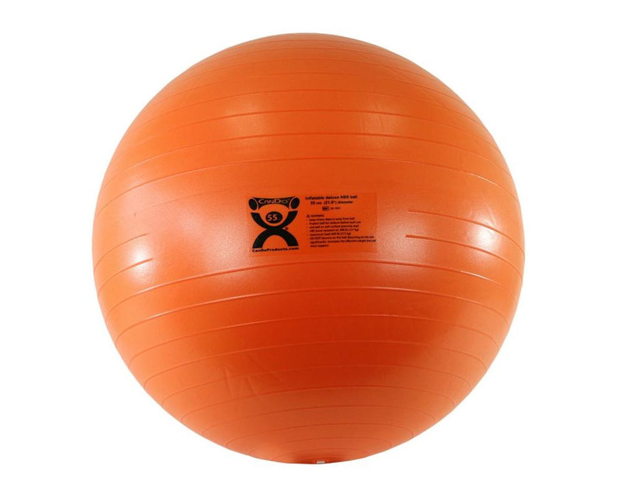 Deluxe ABS Exercise Ball - 22" [Orange] Polybag