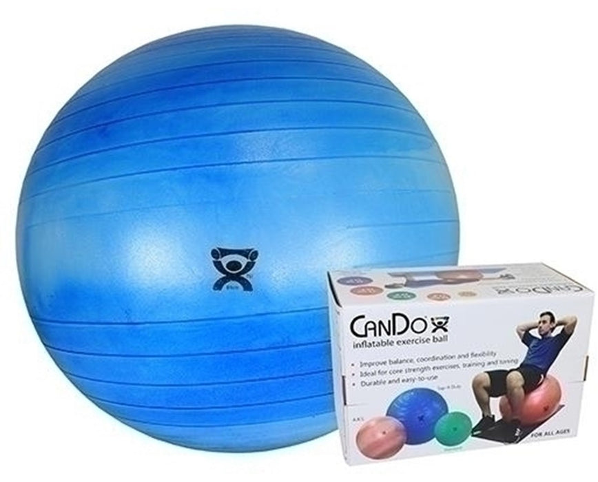 Deluxe ABS Exercise Ball - 34" [Blue] Retail Box