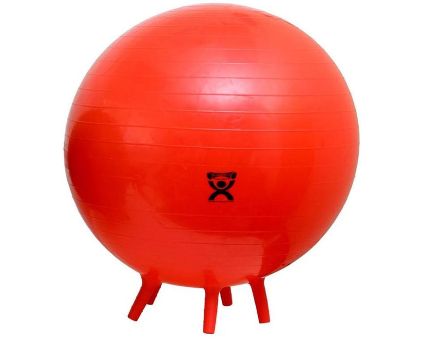 Exercise Ball with Stability Feet - 30" [Red]