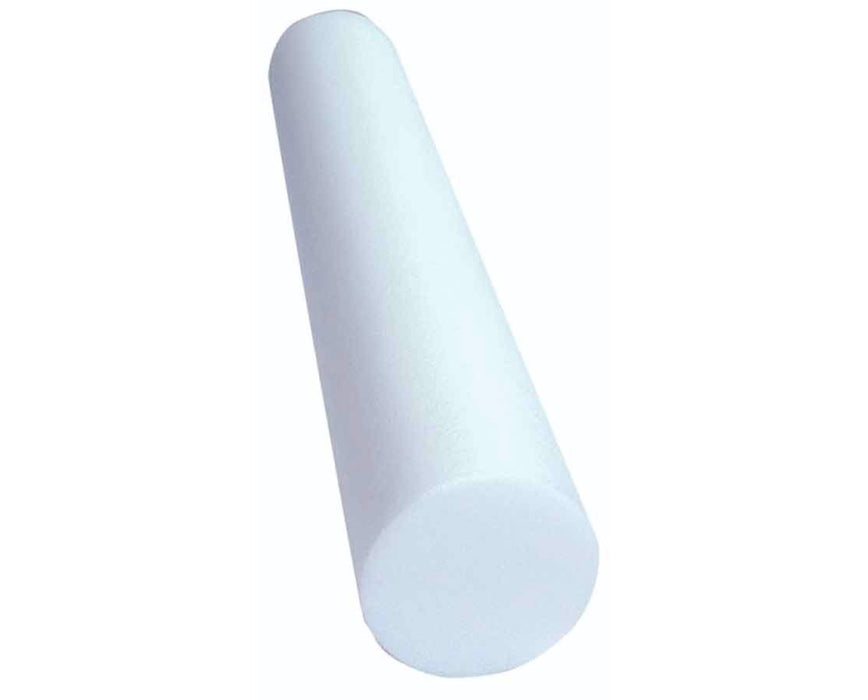 White Foam Roller - Jumbo 8" x 12" - Half Round