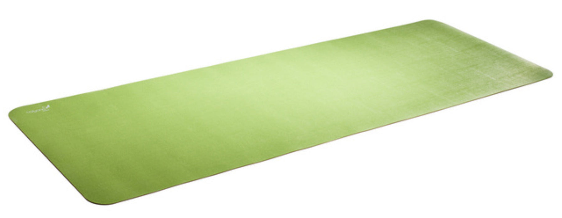Calyana Prime Yoga/Exercise Mat. Double-Sided. 0.2" Thick. Lime Green/Nut Brown (6/cs)