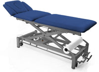 Galaxy Wide Power Hi-Lo Treatment Table w/ 5-Section Top (Adjustable Back / Headrest, Armrests & Casters)