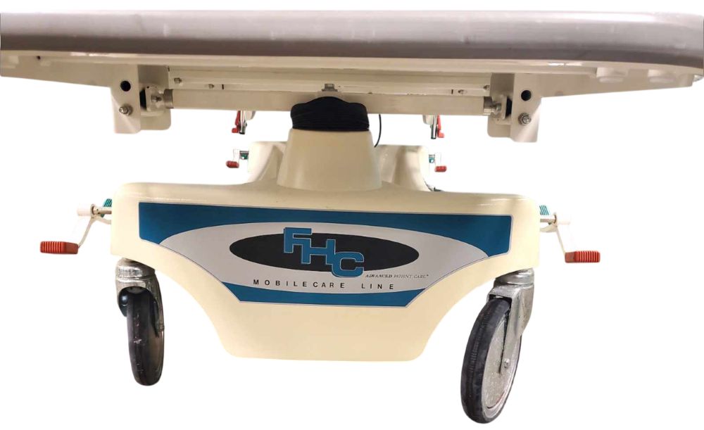 Bariatric Mobilecare Hospital Stretcher with Pneumatic Backrest