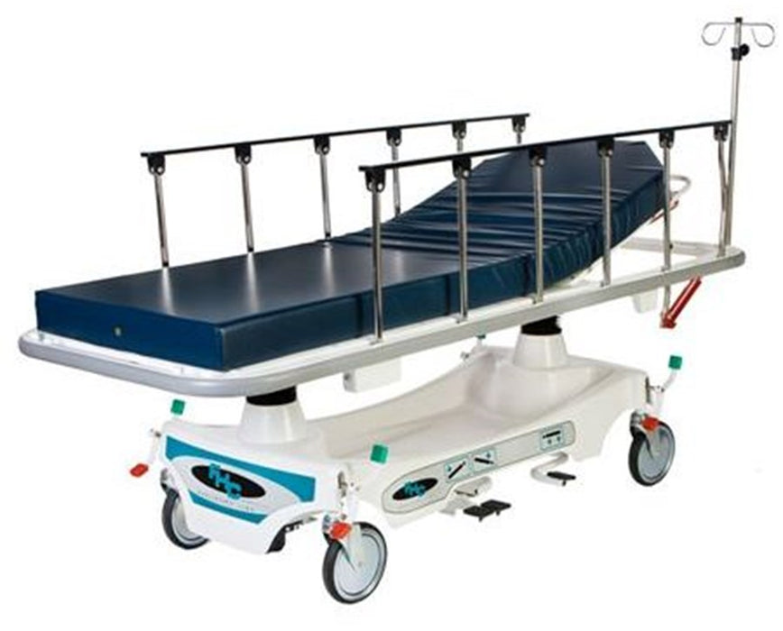 Mobilecare Hospital Stretcher with Pneumatic Backrest 29" Wide, 750 lbs Capacity