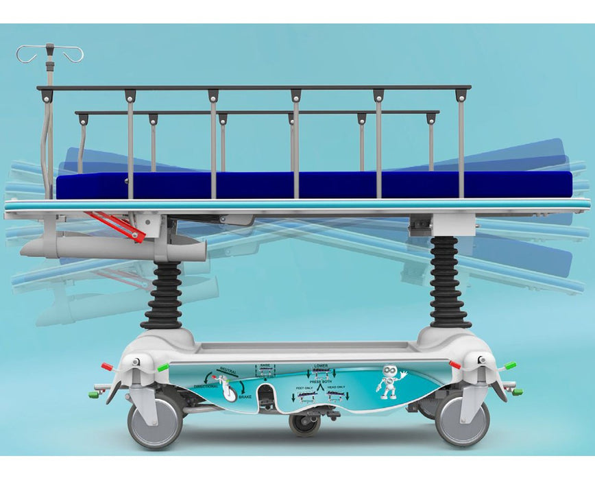 Mobilecare Hospital Stretcher with 5th Wheel