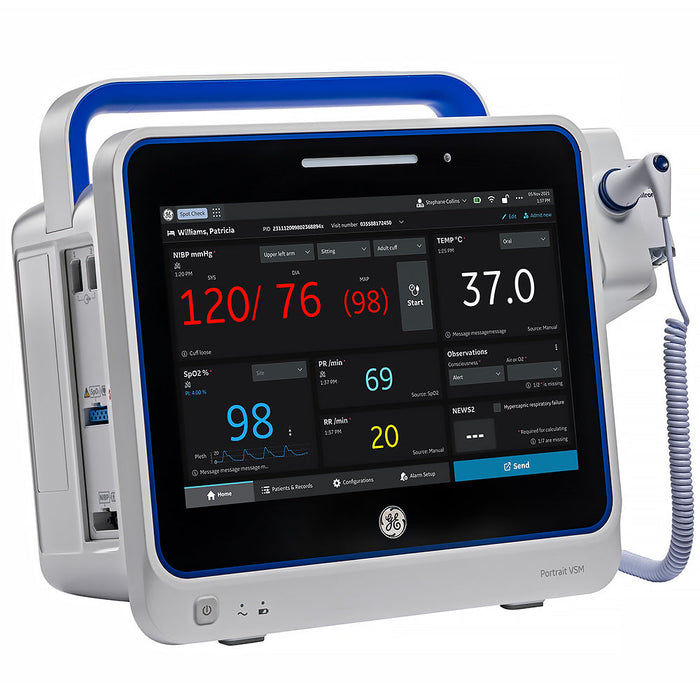 Portrait VSM Vital Signs Monitor w/ Masimo SpO2 & WiFi