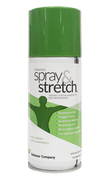 Spray and Stretch Topical Anesthetic Spray. Fine Stream. 116ml (12/bx)