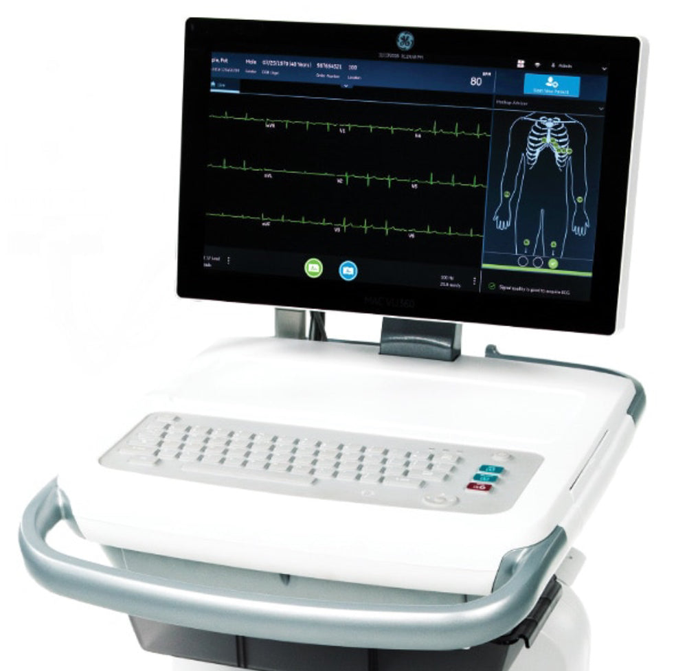 GE MAC VU360 ECG System w/ 12SL Interpretation. Save at Tigermedical ...