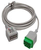 3/5-Lead ECG Trunk Cable for Patient Monitors. 12ft. AHA