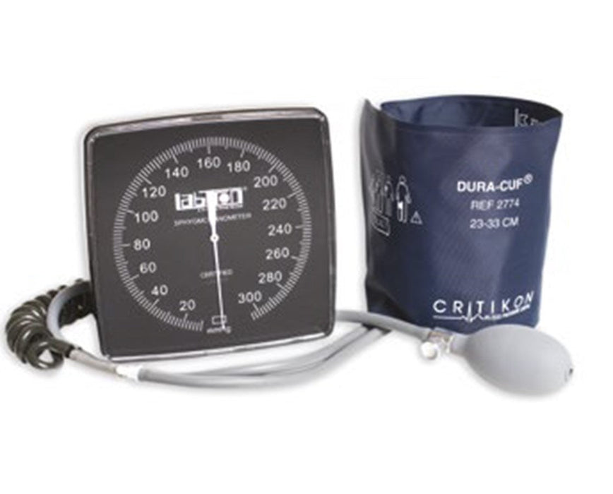 Wall Aneroid Manometer w/ Rolling Stand & Dinaclick Connector