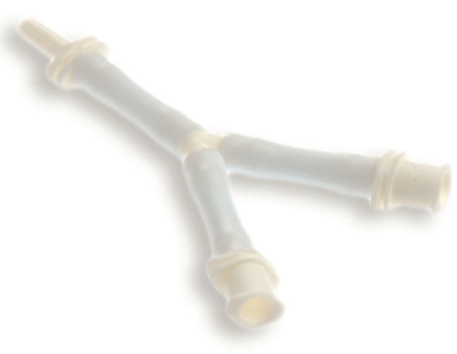 Y Adapter for Neonatal BP Cuffs. 1T Male Micro Plug to 2T Female Locking Luers (10/pk)