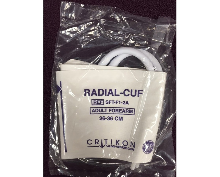 Radial-Cuf Forearm Blood Pressure Cuff - 20/cs - Dinaclick Connector