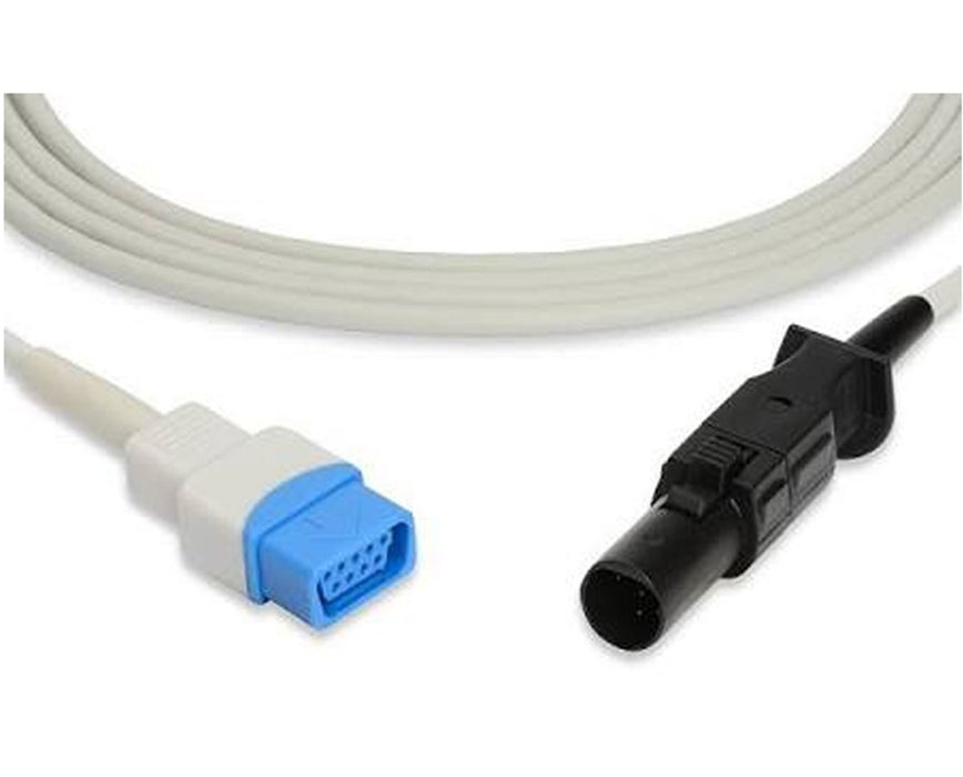 TruSignal Interconnect Cable, 10 ft - Ohmeda Connector