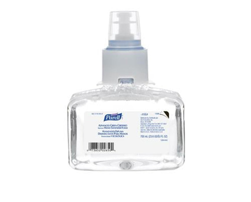 Advanced Green Certified Instant Hand Sanitizer Foam: 700 mL Refill - / For the LTX-7 Dispenser (3/Case)