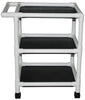 PVC Three-Shelf Utility Cart