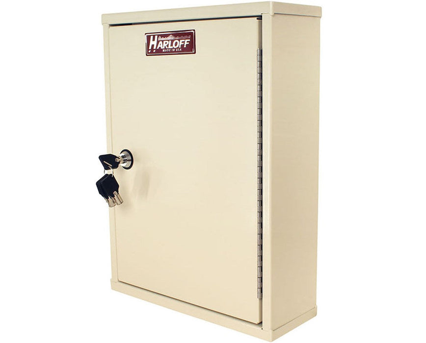 Heavy Duty Double Door & Lock Narcotics Cabinet - Deep, 15" H x 8" D x 11" W, Double Lock