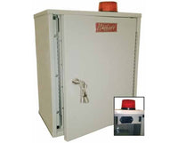 Double Door Narcotics Cabinet w/ Audio and Visual Alarm, 8"D