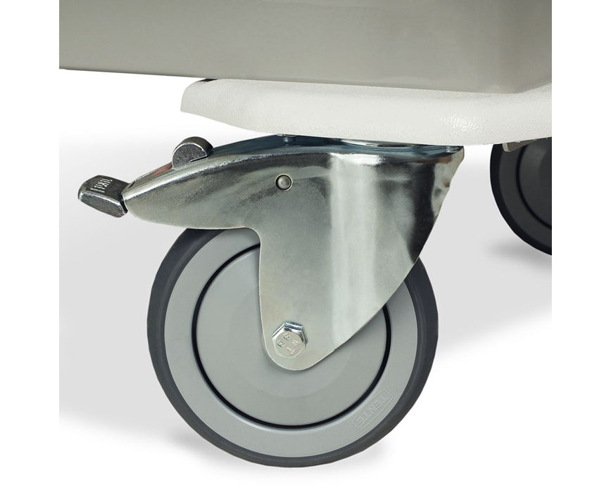M-Series Mini Tall Steel Clinical Cart w/ Electronic Pushbutton Lock