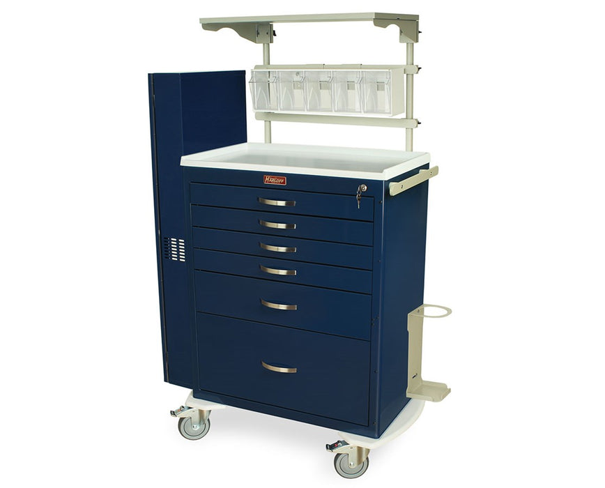 Harloff M-Series Steel Anesthesia Cart - Difficult Airway Package