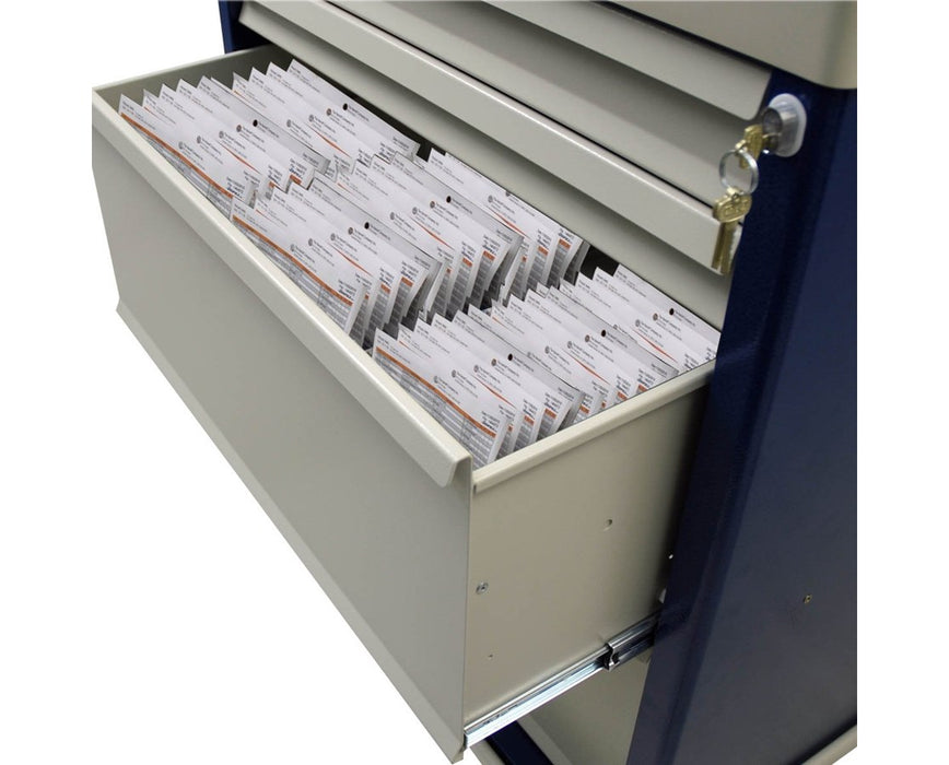 OptimAL Dispill-Compatible All-Aluminum Medication Cart