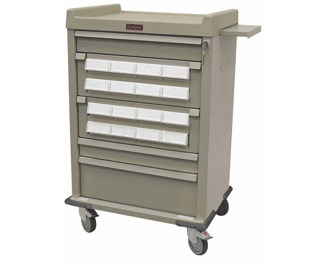 OptimAL Patient Bin Cassette Medication Cart. 16 Bin; Electronic Lock ...
