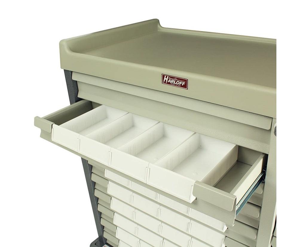 Harloff 2 Column Med-Bin Medication Cart. Save at Tigermedical