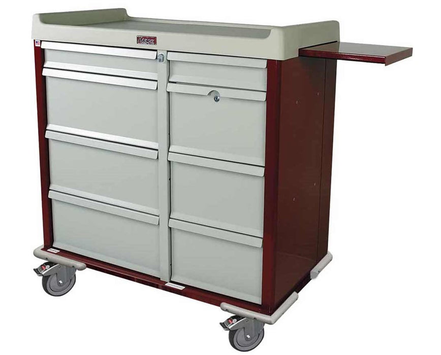 OptimAL Line All Aluminum 600 Punch Card Medication Cart