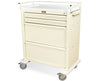 Aluminum Universal Line Wide Medication Cart. Wide Punch Card Cart & Electronic Lock w/ Keypad