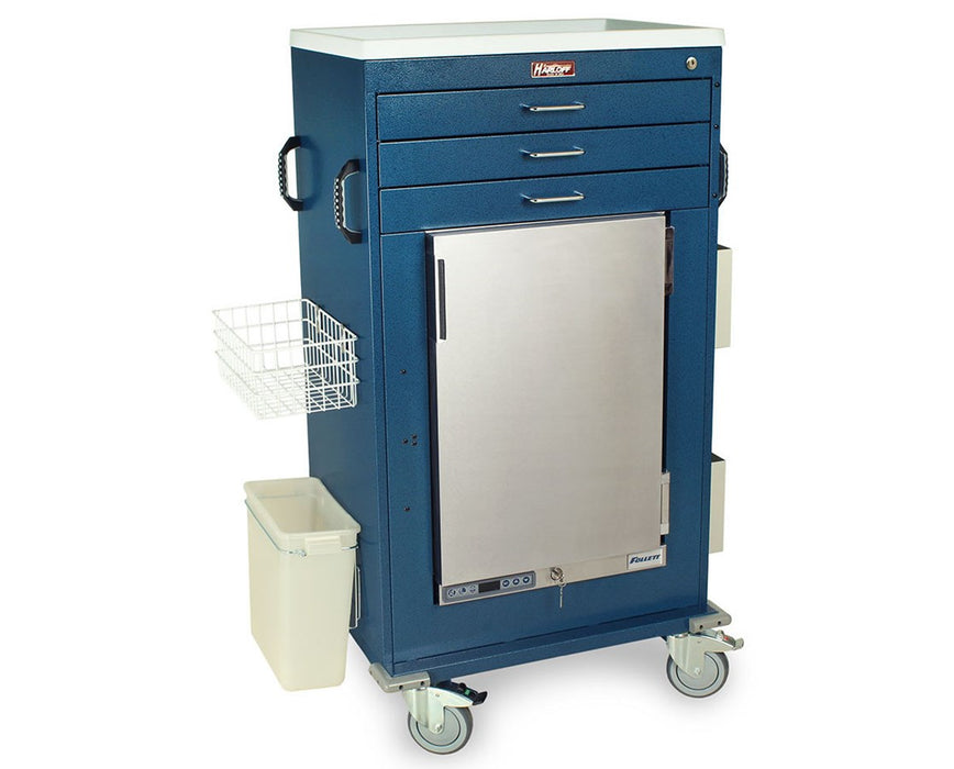 Malignant Hypothermia Three Drawer Cart with Accessories
