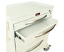 A-Series Short Aluminum Infection Control Cart with Key Lock - Drawer