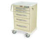 A-Series Aluminum Clinical Cart 4 Drawers (2-3
