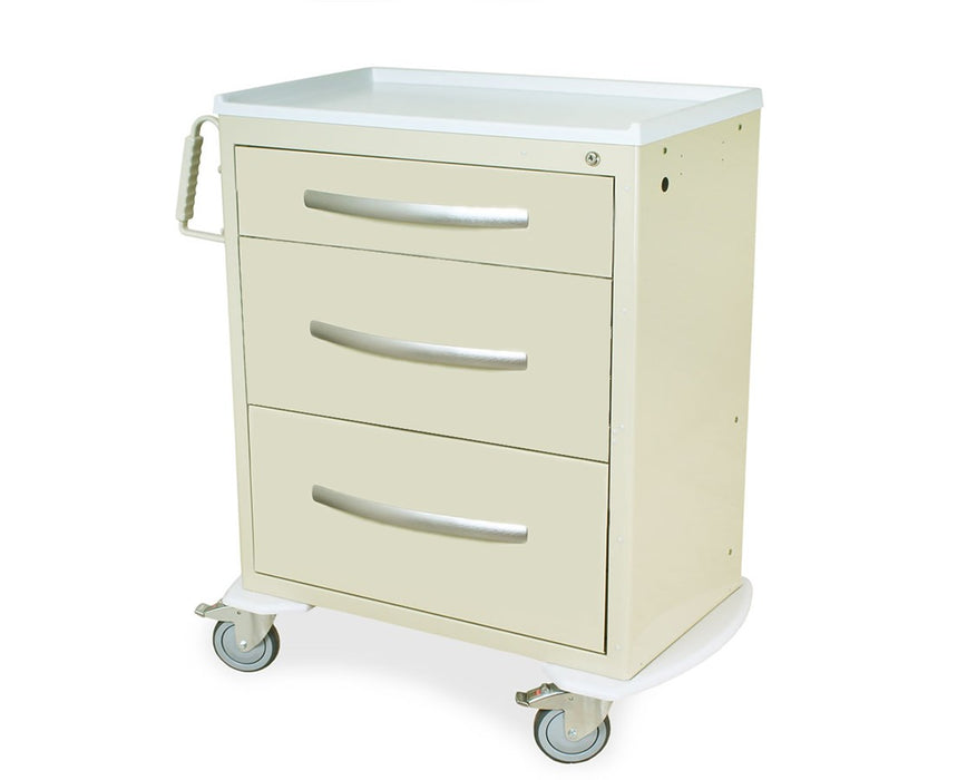 A-Series Wide Aluminum Infection Control Cart