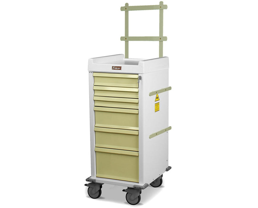 MR-Conditional Anesthesia Cart - Six drawers, specialty package