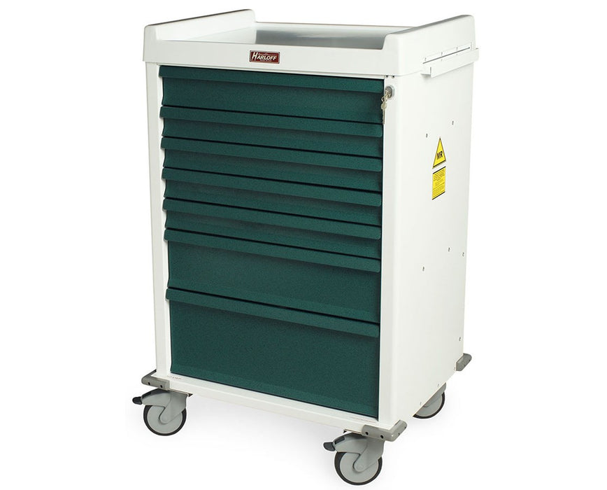 MR-Conditional Anesthesia Cart - Seven drawers, standard package