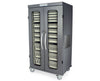 Medstor Max Double Column Storage Cart w/ Clear Panel Doors