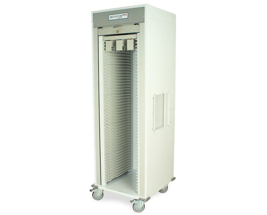 Medstor Max Single Column Storage Cart w/ Tambour Door