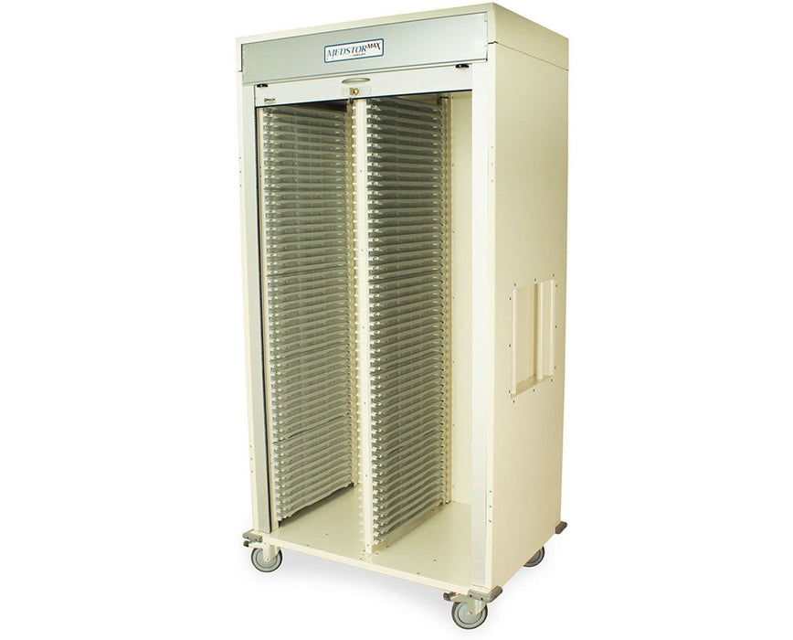 Medstor Max Double Column Storage Cart w/ Tambour Door