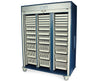 Medstor Max Triple Column Storage Cart w/ Tambour Door