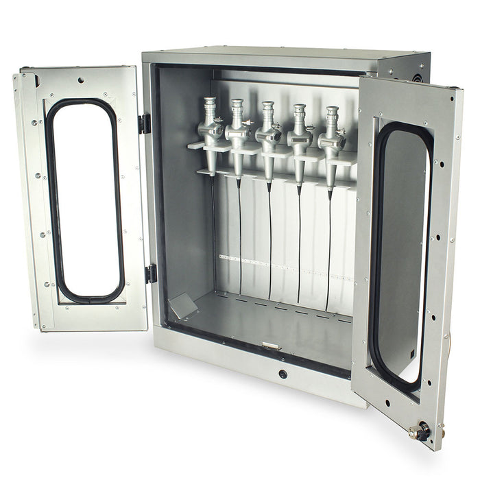 Wall-Mounted ENT Scope Storage Cabinet. Stainless Steel [6 Scope Capacity]