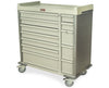 Standard Line Dual Column 72 Multi-Dose Medication Cart. Electronic Lock w/ Keypad Access