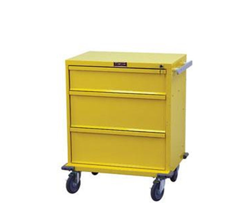 V-Series Three Drawer Standard Package Isolation Cart