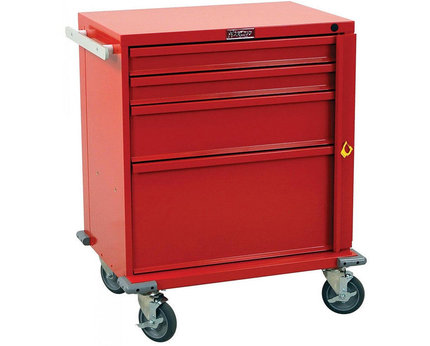 V-Series Four Drawer Crash Cart - Deluxe Emergency Package