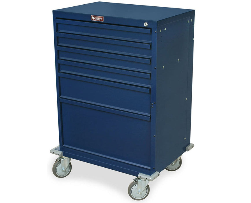 V-Series Steel Treatment Cart - 5 Drawers