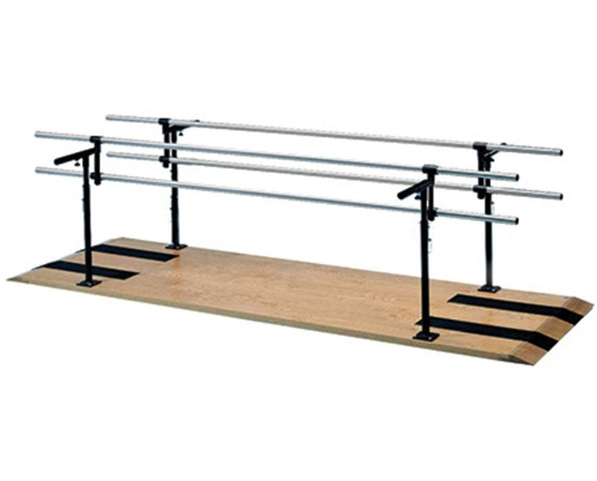 Combination Adult-Child Parallel Bars w/ Anti-Slip Matting