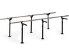 Floor Mounted Bariatric Parallel Bars. 10 ft. for Physical Therapy