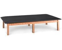 Bariatric Rehab Therapy Mat Table w/ Flat Top [Natural Oak Laminate]
