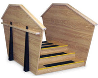 Bariatric ADA Two-Sided Rehab Staircase